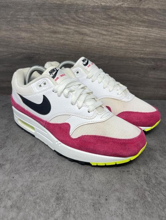 Nike Air Max 1 Sneakers Mens Size 8 Rush Pink Volt Lot AH8145-111 main image 4